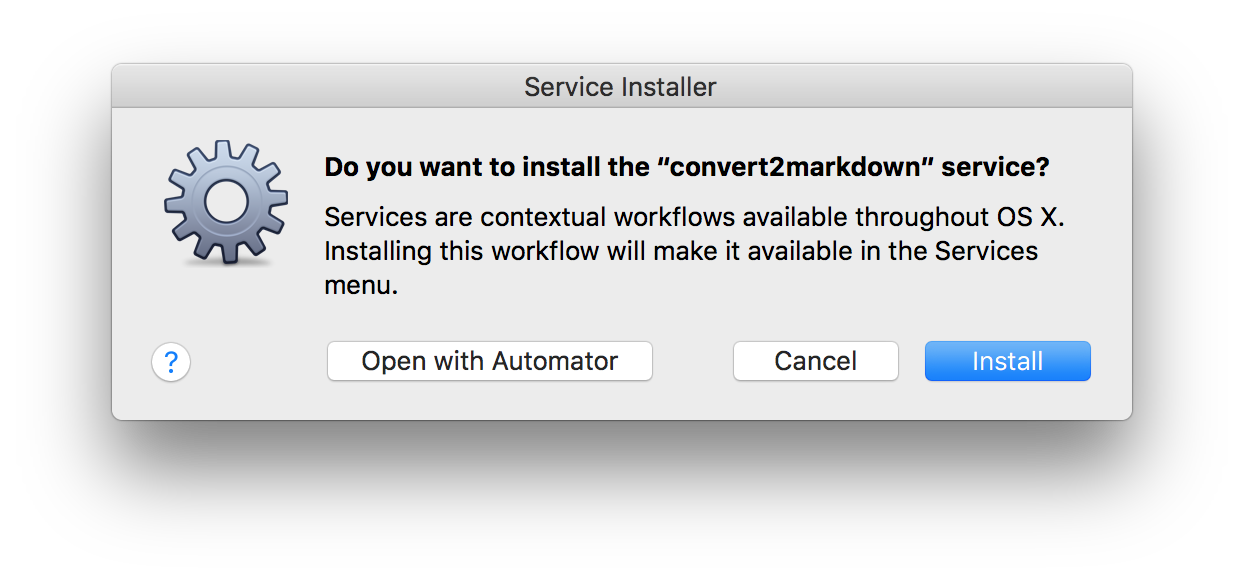 Choose "Install" on the confirmation screen.