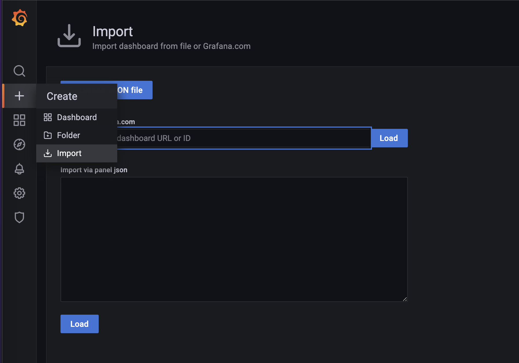 Grafana Import