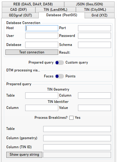 PostGIS Import