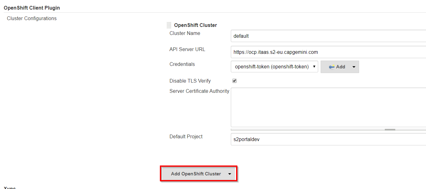 openshift clusters