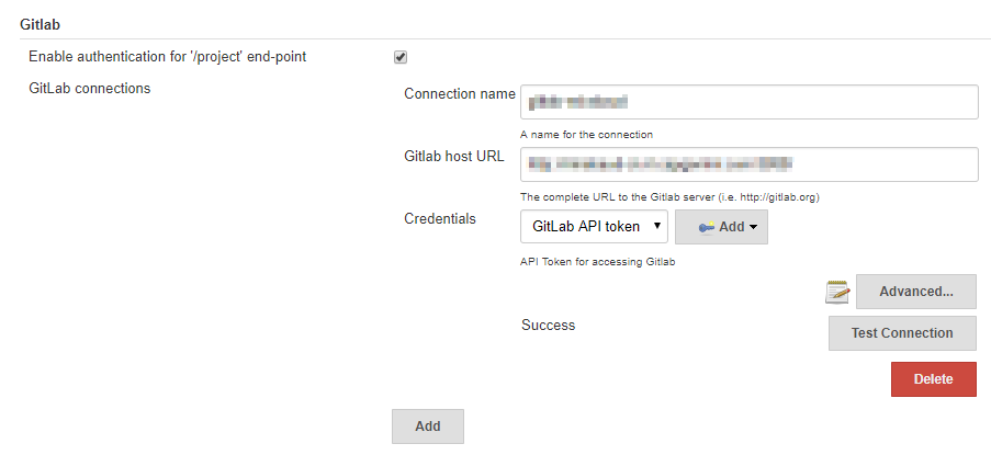 jenkins gitlab connection