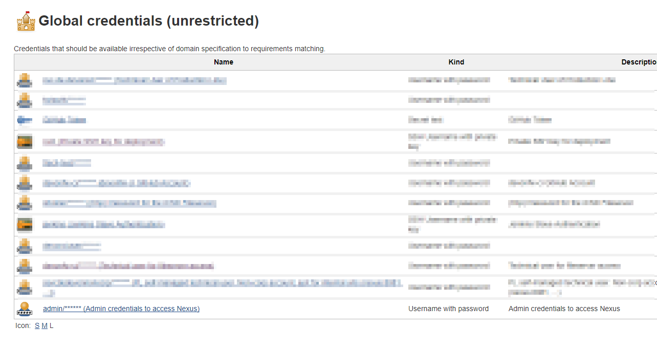 jenkins new nexus credentials completed