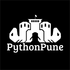 PythonPune logo on dark background