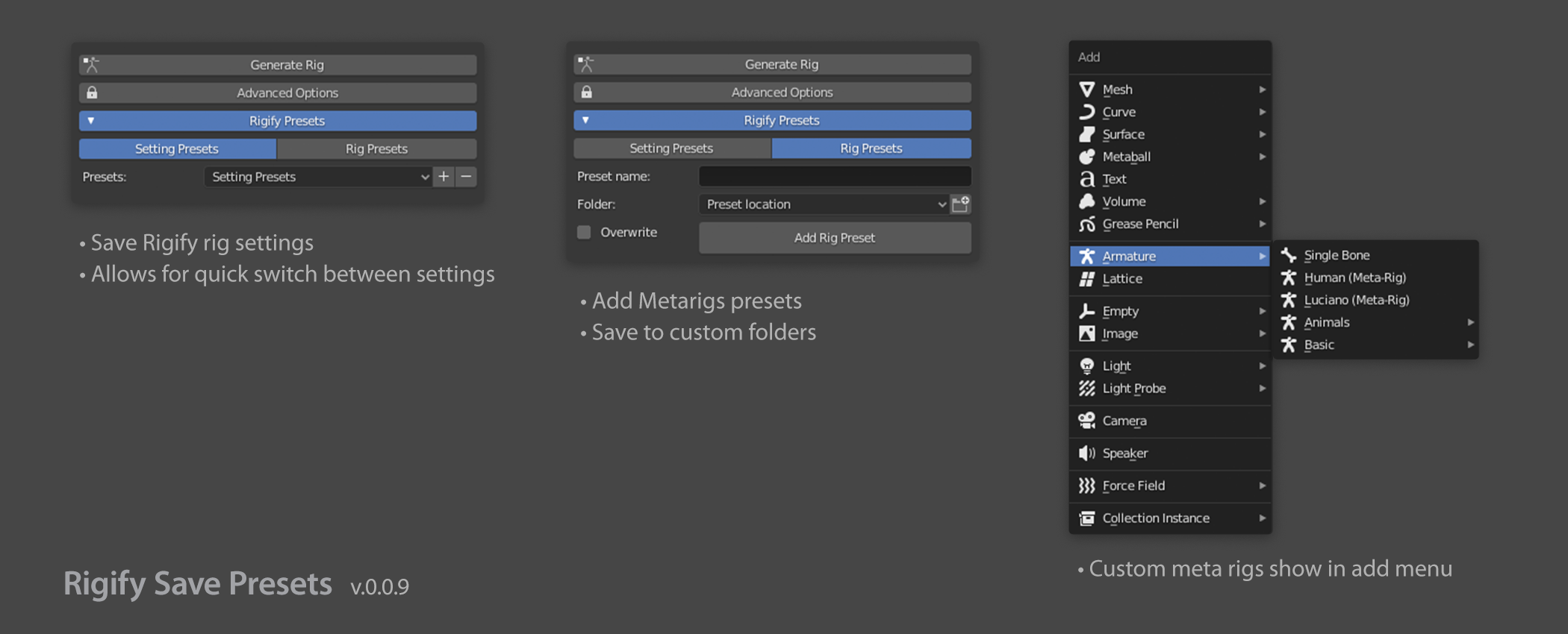 'Example Rig Presets'