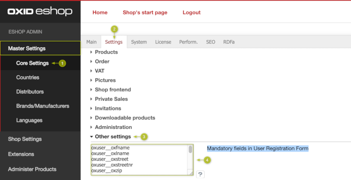 Billing Address Fields